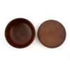 Grandslam Wooden Shaving Bowl with Lid Shaving Soap Bowl for Men Easy to Lather Fits Wet Shaving (Oak Wood)