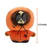 ZJYJING Plush Toy Figure 5.9" with Detachable Head Creative Cartoon Figure (Skull Kenny)