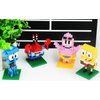 Yummy Baby Products Micro Mini Building Blocks Anime Character Collectable Set, Ages +14, Toys Gifts for Kids and Adults (2 Pack) (Crab/Squid) (Set 2)