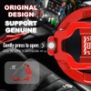 𝙊𝙧𝙞𝙜𝙞𝙣𝙖𝙡 | Tybasthe Push Start Button Cover, Car Engine Start Stop Button Cover Protector, Cool Car Accessories Interior Decor Sticker Motorcycle Key Ignition Switch Cover, Red