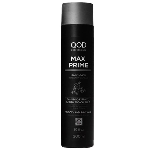 QoD MAX PRIME AFTER TREATMENT MASK 300ML- 10fl oz / FOR STRAIGHT OR STRAIGHTENED HAIR / PROLONG THE SMOOTH EFFECT OF HAIR TREATED WITH HAIR STRAIGHTENING TREATMENT.