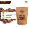 MB Herbals Aritha Powder 8 oz | 227G | 100% Pure & Organically Grown (Wild-crafted) Soap Nut Powder | Natural Hair Shampoo & Conditioner | Sapindus mukorossi