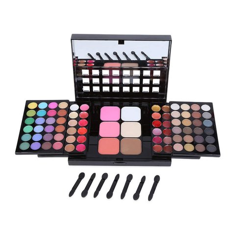 FantasyDay Pro Makeup Gift Set All in One Makeup Kit Cosmetic Contouring Kit 78 Colors Eyeshadow Palette with Face Blush, Lipgloss, Concealer and Eyeshadow Brushes- Ideal Holiday Gift Set