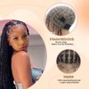 PXCPXC Braided Wig Cap for Crochet Braids Embroidery Full Double Lace Braided Wig With Baby Hair Suitable for Making Crochet Wigs Easy to Handle 113Sections Wig Cap with Bangs