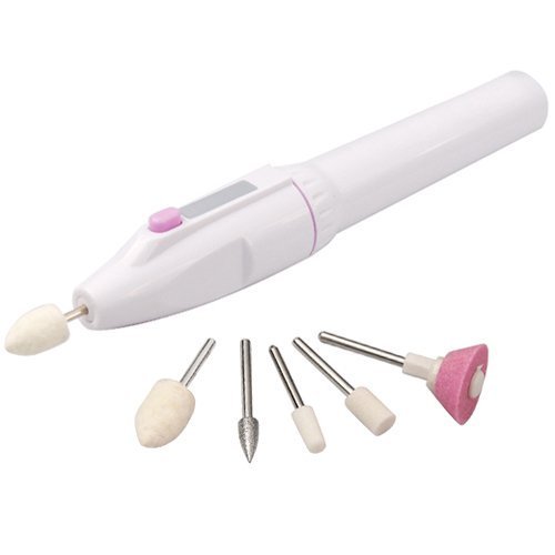Yimart® Professional Pen Shape Nail Drill Art File Electric Manicure Set with 5 Bits