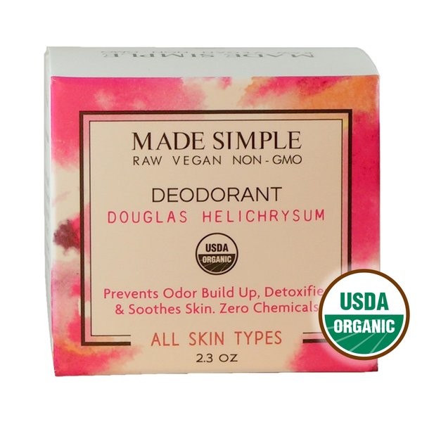 Douglas Fir Helichrysum Deodorant - Certified Organic, Vegan, & Cruelty-free