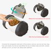 Guardians Treat Dispensing Dog Toy, Tumbler Dog Cat Food Dispenser Feeder Ball Toys, Interactive Chase Toys for Pets Increases IQ (Black)