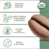 The Bean Organic Coffee Company Aloha Bean (Hawaiian Hazelnut), Medium Roast, Ground Coffee, 16-Ounce Bag, Café molido tostado orgánico