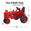 TOMAZON 302Pcs Building Blocks Toy Set Classic Farm Tractor Models for Kids, Construction Engineering Kit for Boys & Girls Ages 8-12 Years Old (Farm Tractor)