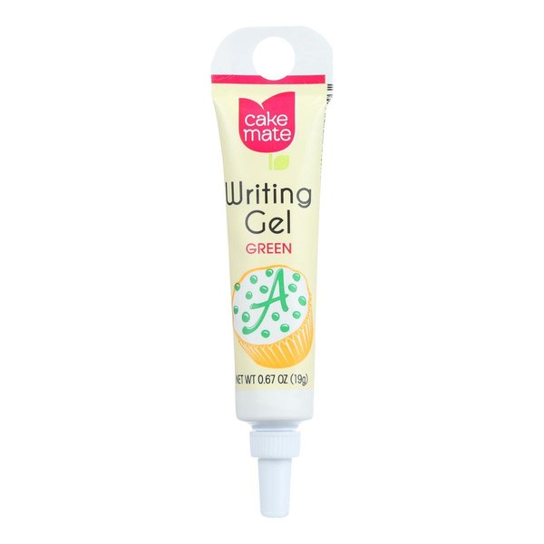 Cake Mate Decorating Icing Gel - Green 0.67 Ounce 6 Per Case.