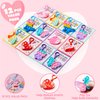 JOYIN 12 Packs Valentine's Day Cards with pop Fidget Keychain Toys, Stress Anxiety Relief Fidget Toys with Cards for Kids Valentine's Classroom Exchange Prizes, Valentine's Day Party Favors