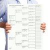 EASYGENIE 10 LARGE PRINT Six Generation Pedigree Charts for Ancestry | Archival-Quality Genealogy Forms