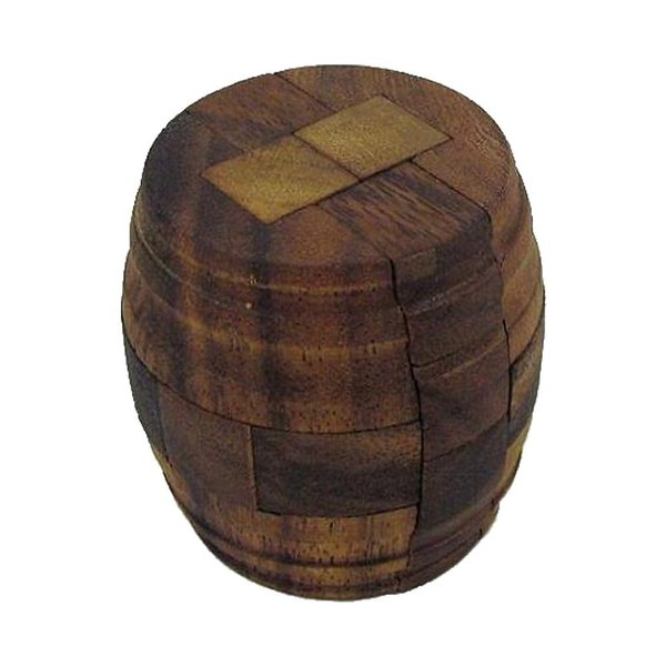 Beer Barrel Antique Style Brain Teaser Wooden Puzzle