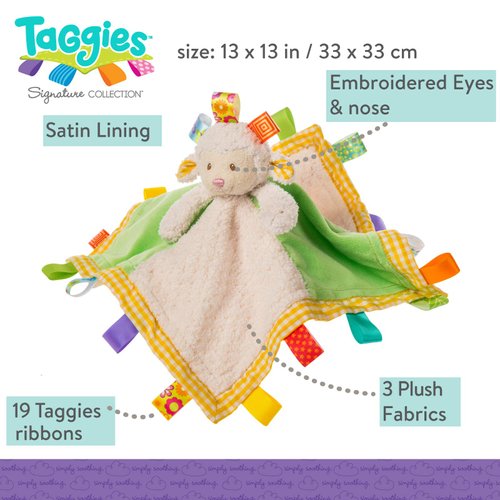Taggies Sherbet Lamb Character Blanket