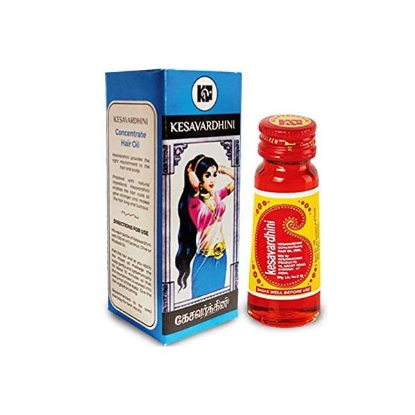 Kesavardhini Hair Oil - Grows Healthy Hair - Economy Pack 200ml (8 x 25ml)