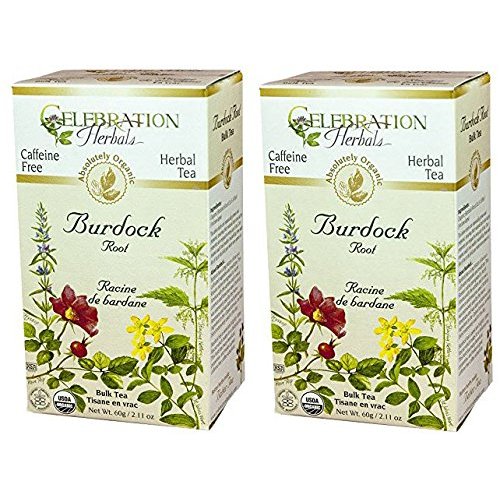 Celebration Herbals Organic Burdock Root Tea Bags 24 Count