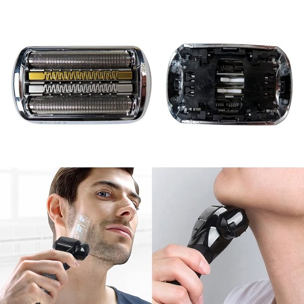 Series 9 Pro New Version 94M 92S Replacement Foil Cutter Head Shaving Head Razor Blades For Braun Series 9 Pro,9040s, 9080cc, 9093s, 9095cc, 9240s, 9242s, 9260s, 9280cc, 9290cc, 9291cc, 9292cc Silver