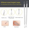 Pimple Popper Tool Kit - Boxoyx 10 Pcs Blackhead Remover Comedone Extractor Kit with Metal Case for Quick and Easy Removal of Pimples, Blackheads, Zit Removing, Forehead,Facial and Nose(Silver)