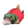 FRANKIEZHOU Simulation Sockeye Salmon Plush-Red 15",Soft Fish Stuffed Animal,Cuddly Toys,Children's Day Gifts for Kids,Girls Stuff