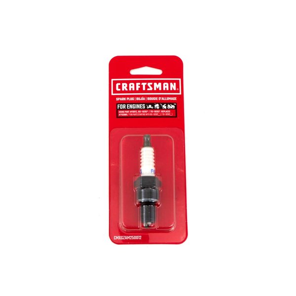 Craftsman CMXGZAM250012 Current Walk 2 BPR6ES 751-10292 Spark Plug, Black