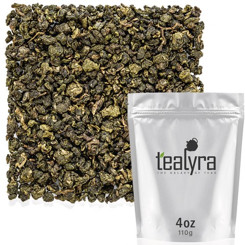 Tealyra - Jin Xuan Milk Supreme Oolong - High Mountain Tainwanese Oolong Loose Leaf Tea - Organically Grown - Naturally Processed - Unique Taste and Aroma - Caffeine Medium - 110g (4-ounce)