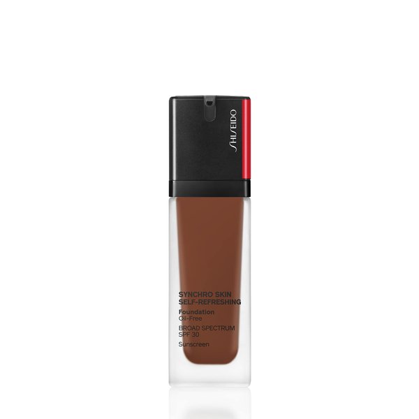 Shiseido Synchro Skin Self-Refreshing Foundation SPF 30, 550 Jasper - Medium, Buildable Coverage + 24-Hour Wear - Waterproof & Transfer Resistant - Non-Comedogenic