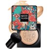 VISVIC Air Cushion CC Cream Mushroom Head Foundation Air Cushion BB Cream Concealer Moisturizing Brighten Makeup Long Lasting Waterproof-Natural 1Pack