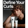 Avenue Man Curl Defining Cream - improved Formula- Natural & Flexible Hold with Herbal Extracts for All Hair Types - Paraben Free & Sulfate Free