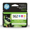 HP 962 Cyan, Magenta, Yellow Ink Cartridges (3 Count -pack of 1) | Works with HP OfficeJet 9010 Series, HP OfficeJet Pro 9010, 9020 Series | Eligible for Instant Ink | 3YP00AN