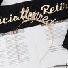 Didder Gold Retirement Party Headband and Black Officially Retired Sash for Women Happy Retirement Party Decorations Retired Gifts for Women Retirement Party Supplies
