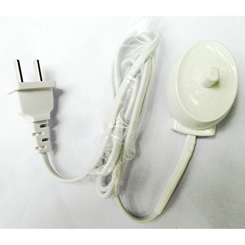 CycleMore New Electric Toothbrush Replacment Charger Model 3757 for Br aun Oral-b and Dual Channel Voltage Converter