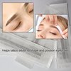 Permanent Makeup Eyebrow Auxiliary Stickers,Airbrush Brow Stickers Stencils Shape Tape,Brow Shaping Mapping Guide Tool, Disposable Adhesive Eyebrow Template Sticker (2 Bags a Pack -12 Pairs)