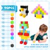 Bestdin Magnetic Blocks for Kids Ages 4-8, 90PCS Magnetic Building Blocks Magnet Blocks, Classroom Must Haves Toddler Sensory Toys, Magnetic Toys for Age 3+ Boys Girls Gifts