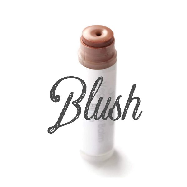 Blush Peachy Nude Tinted Vegan Lip Balm