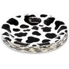 N-2 Cow Print Birthday Party Supplies for 20 Guests Happy Banner Plates Napkins Tablecloth Balloons Cupcake Toppers Kids Girls Boys Decorations (Buey-P-COW)