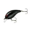 BANDIT LURES Series 100 Crankbait Bass Fishing Lures, Fishing Accessories, Dives to 5-feet Deep, 2", 1/4 oz, Solid Black