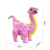 4Pack Giant 3D Dinosaur Balloons for Birthday Party Decorations,Cute Self Standing 3D Dino Aluminium Foil Balloons,Inflatable Animal Balloons for Kids Birthday Party Supplies