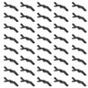 Foraineam 40 Pcs Alligator Hair Clips - Professional Hair Styling and Sectioning Clips with Nonslip Grip and Wide Teeth