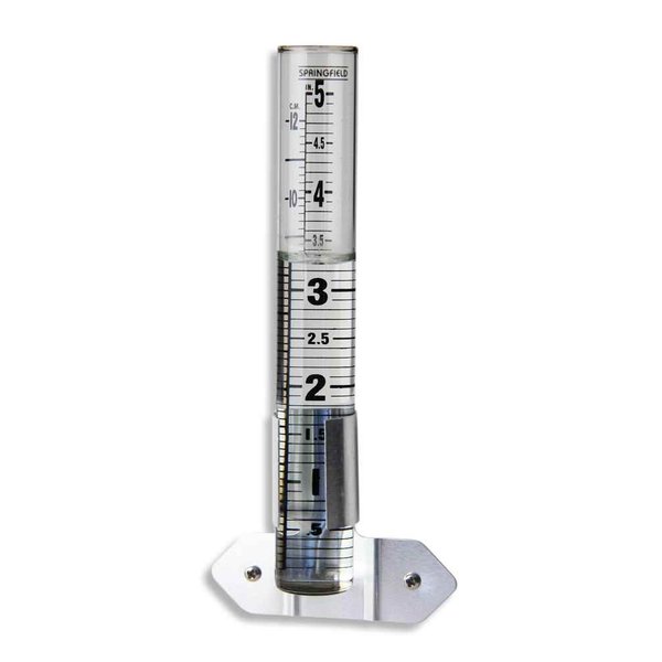Springfield 90106 Glass Tube Rain Gauge