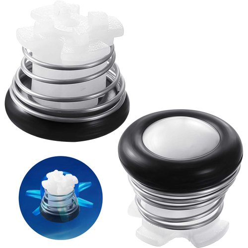2 Pieces Replacement Part Reservoir Tank Valve Gasket Compatible with Waterpik Water Flossers WP660/662/674/676EC, WP100, WP112, Washer Reservoir Plug, Prevent Leaking