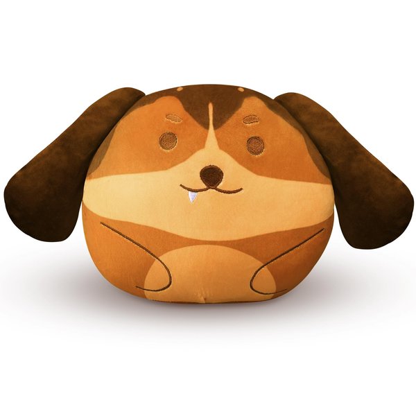Oiyaku Kids Toys Plush Pillow Cute Pug Stuffed Animal Soft Toys Dog Plush Toys Birthday Gift for 3-12 Years Old Children Stuffed Animal Toys for Boys and Girls Room Living Room Decoration Brown 13 in