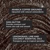 UpCircle Exfoliating Coffee Body Scrub with Lemongrass 7.4oz - Sea Salt, Shea Butter + Coconut Oil - Natural, Vegan Exfoliator For Soft, Smooth Skin