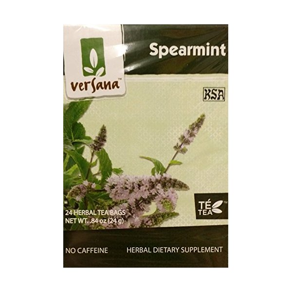 Versana Herbal Tea 24 Tea Bags (Pack of 2) (Spearmint Tea)