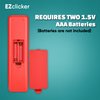 EZclicker LG TV Remote | Big Button TV Remote Control for All LG TV ONLY (Red) Simplified and Easy to Use (2xAAA Batteries not Included)