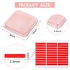 20pcs Press On Nail Packaging Boxes with 60pcs Double Sided Adhesive Nail Tape Acrylic Press On Nail Storage Box in 4 Colors Artificial Nail Display Box for Press on Nail Business Nail Art Nail Salon