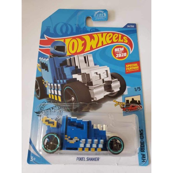 Hot Wheels 2020 Hw Ride-Ons Pixel Shaker, 24/250 Blue