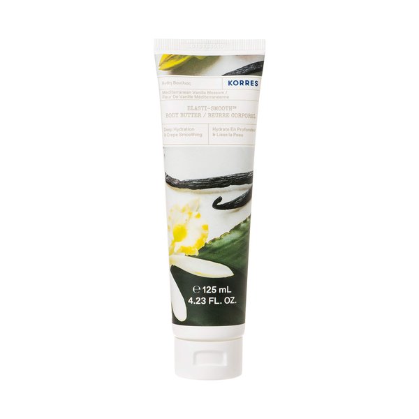 KORRES Elasti-Smooth Body Butter, Mediterranean Vanilla Blossom, 4.23 fl. oz.