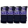 Falari Physicians Approved Diabetic Socks Crew Unisex 3, 6 or 12-Pack (10-13, 12 Pairs Navy)