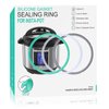 6 Quart Instant Pot Sealing Ring - Replacement Pinch Test 100% Silicone Gasket Seal Rings for 6 Qt Instapot Programmable Pressure Cooker - Insta Pot DUO LUX ULTRA PRO Crisp Accessories for 6QT 3-Pack