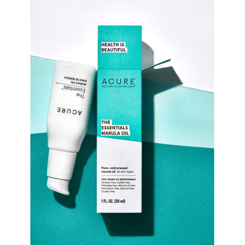Acure The Essentials Marula for Dry Skin & Hair Oil, 1 Fl Oz